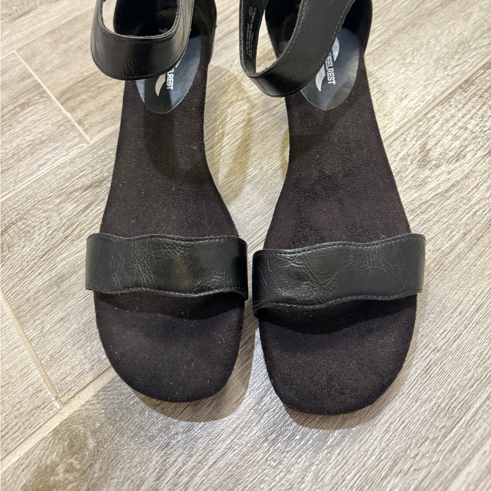 Aerosols heel rest sandals black